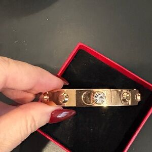 Michael Kors rose gold plated bangle